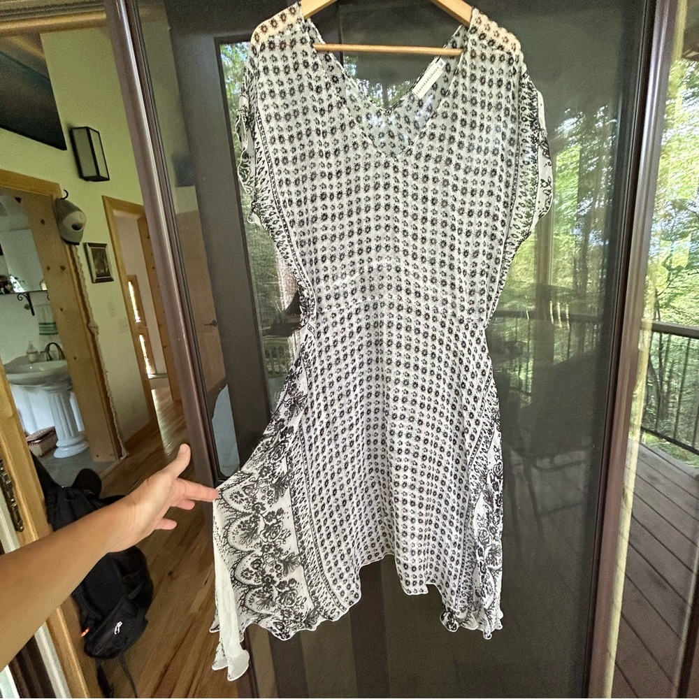 Johnny Was 4 Love and Liberty Silk Dress EUC